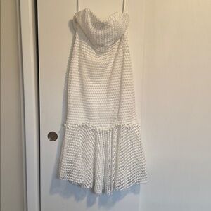 Hello Molly White Midi Dress